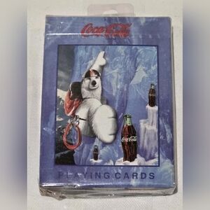 Coca-Cola Blue and Red Playing Cards
